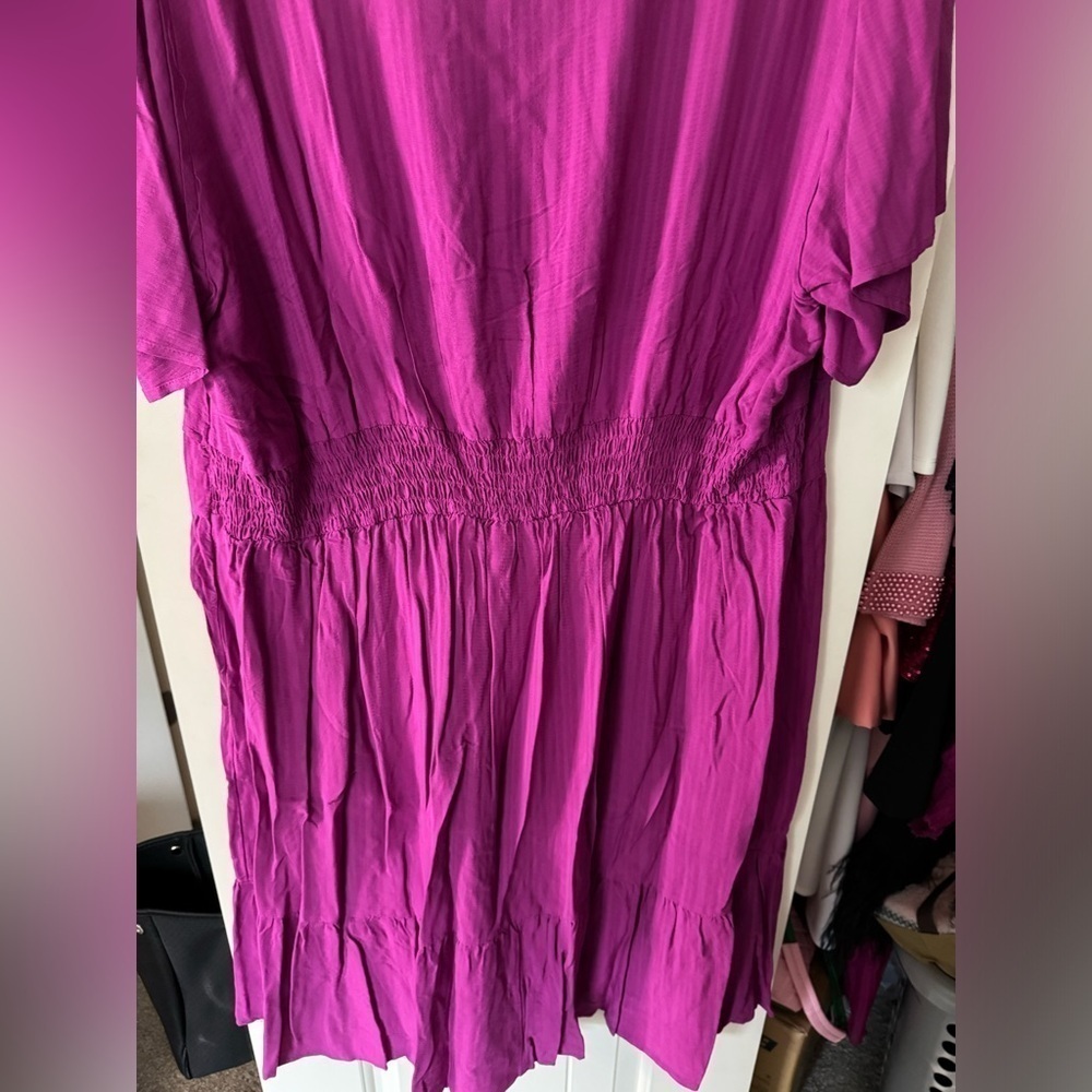 Women's Plus Size Short Sleeve A-Line Dress - Knox
Rose™ Purple 3X- NWT - Picture 7 of 10